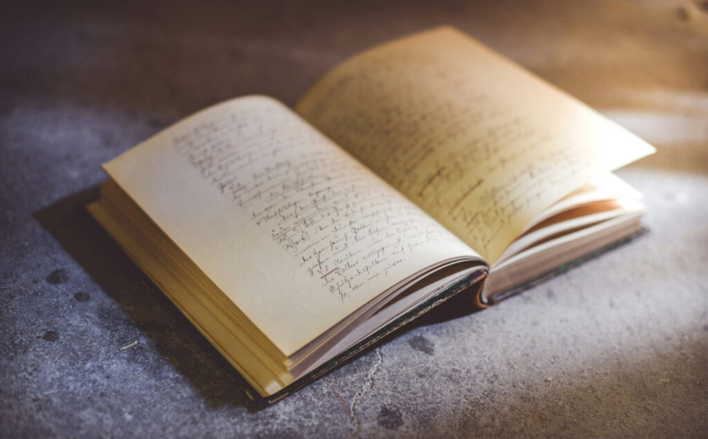Книга как иллюстрация журнала учета клиентов Картье